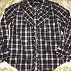 Ralph Lauren girls size 3t holiday plaid shirt